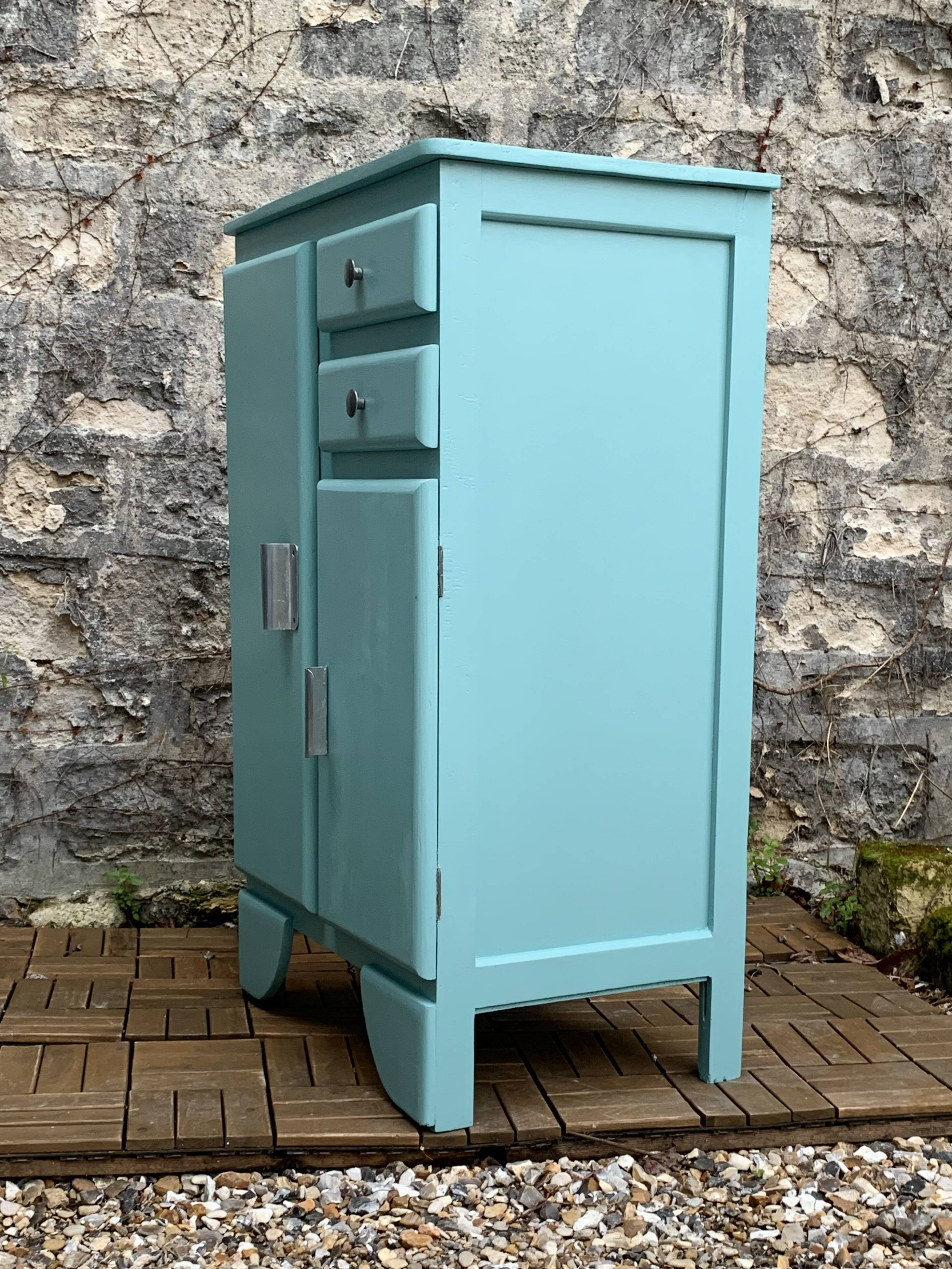 Mado turquoise sideboard vintage 1950