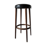 High wooden stool