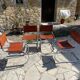 4 chaises Design Mies Van Der Rohe édition années 80