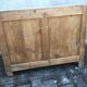 Old retro vintage chest of drawers 3 drawers wooden crude façade oak