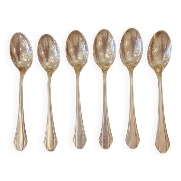 6 petites cuillères Ercuis
