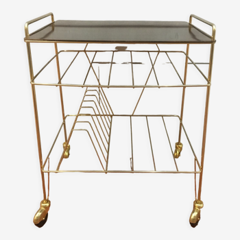 Vinyl or magazines holder trolley