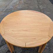 Dining table in elm from 1980
