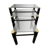 Nesting tables by Yves Boutboul, designer from the 70s