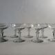Set de 8 coupes à champagne en verre XIXeme