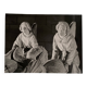 Photo argentique Bernard Darot tombeau de François II deux anges XXe