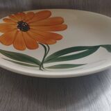 Vintage 1970s Orange Flower Gien Cup