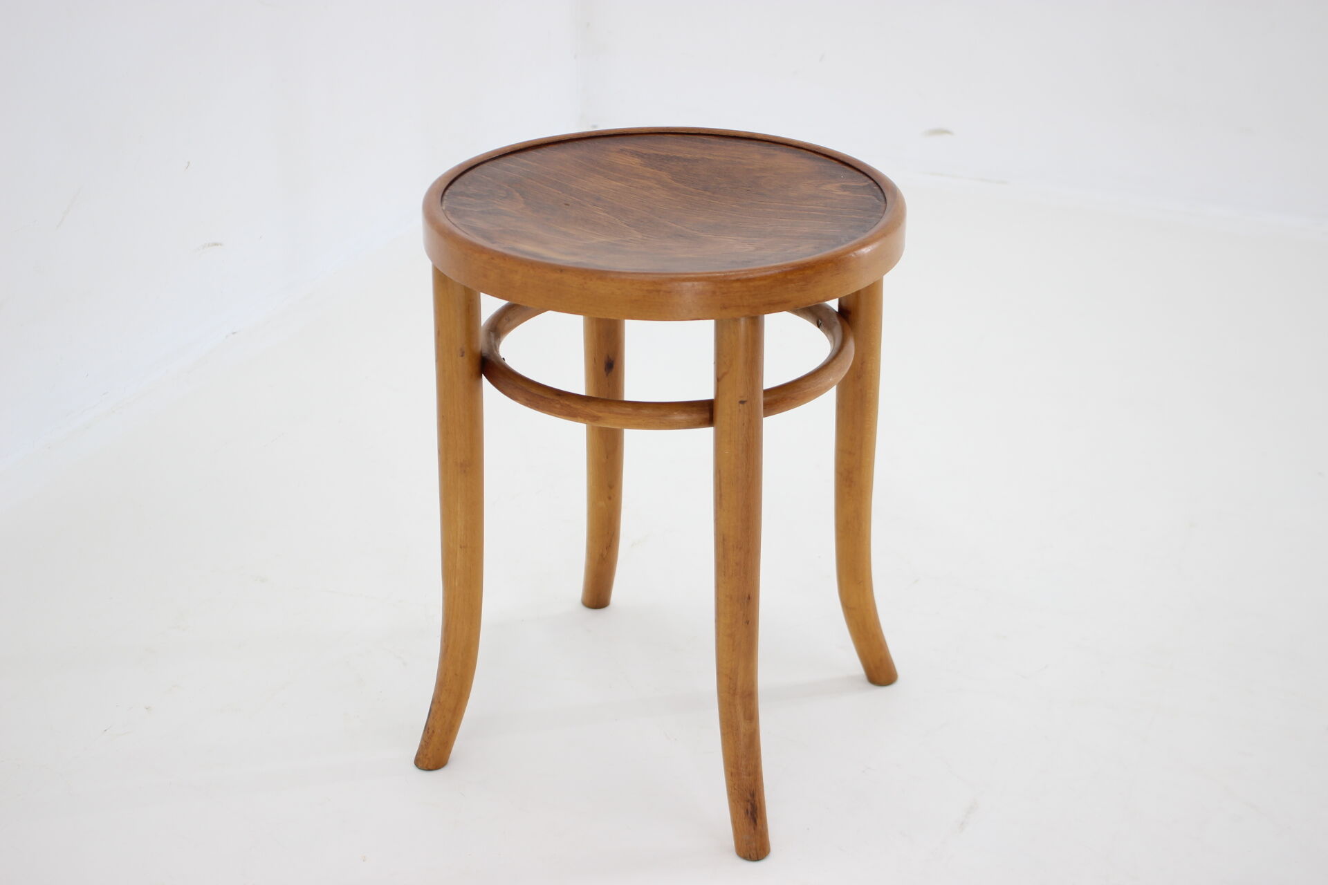1940s Thonet Stool, Czechoslovakia