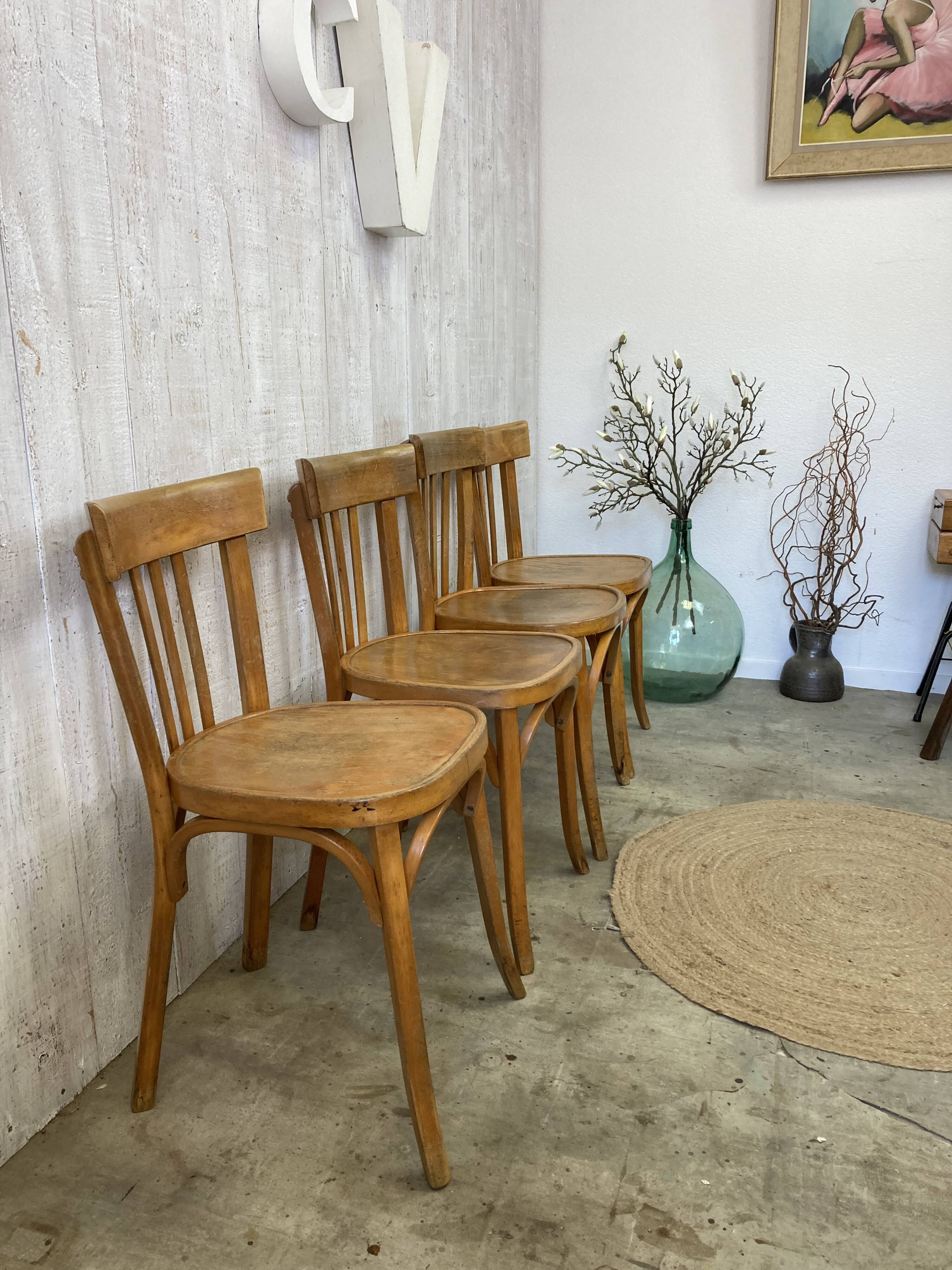Set of 4 Baumann chairs