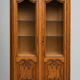 Louis XV style display cabinet. Solid oak.