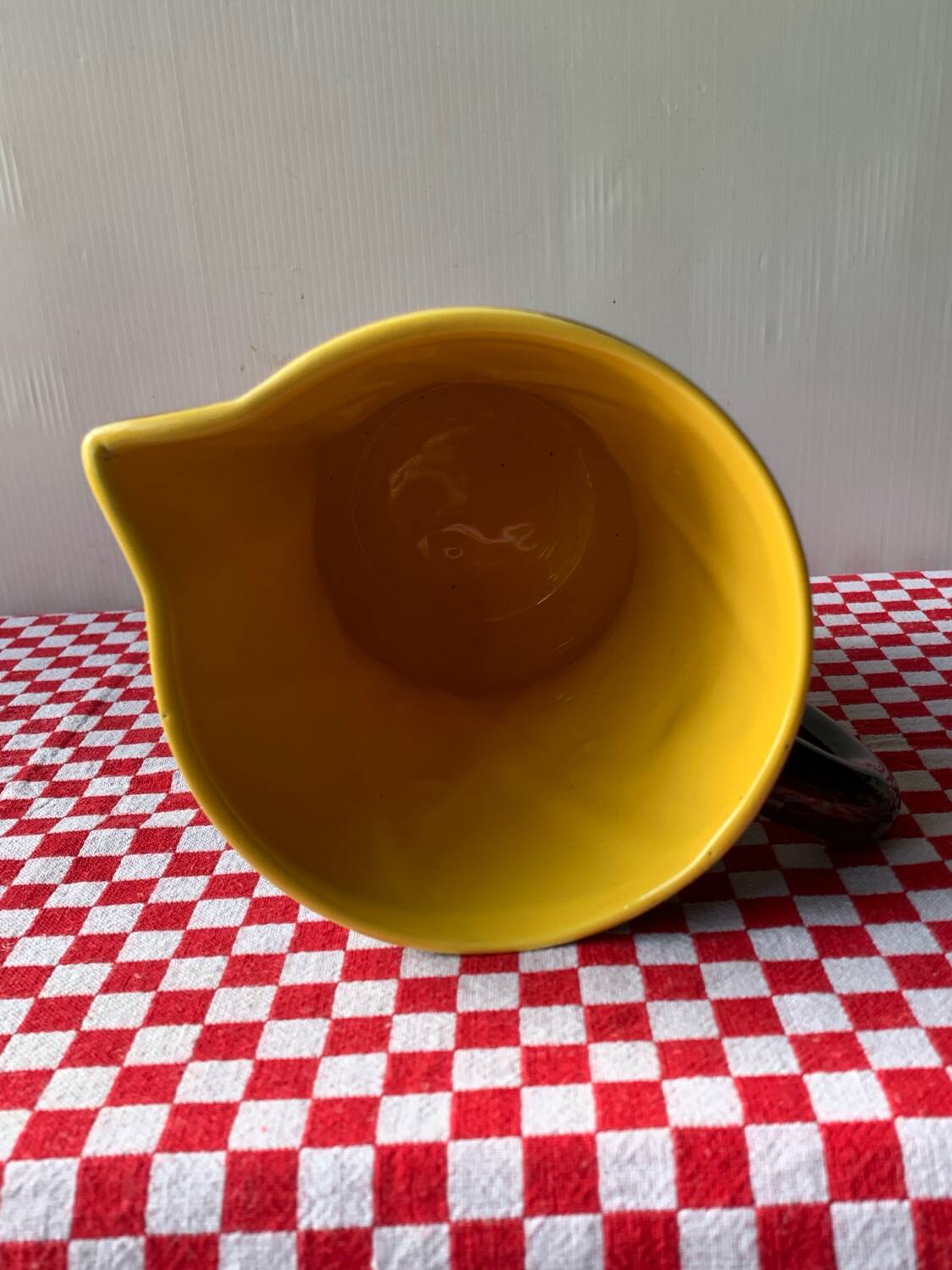 Two-coloured jug 1960 Poet Laval