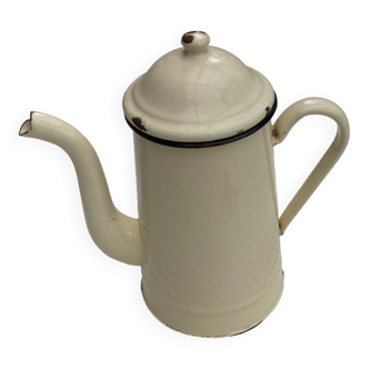 Cafetière émaillée années 50