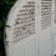 Curved shutters oak and fir H156xL245