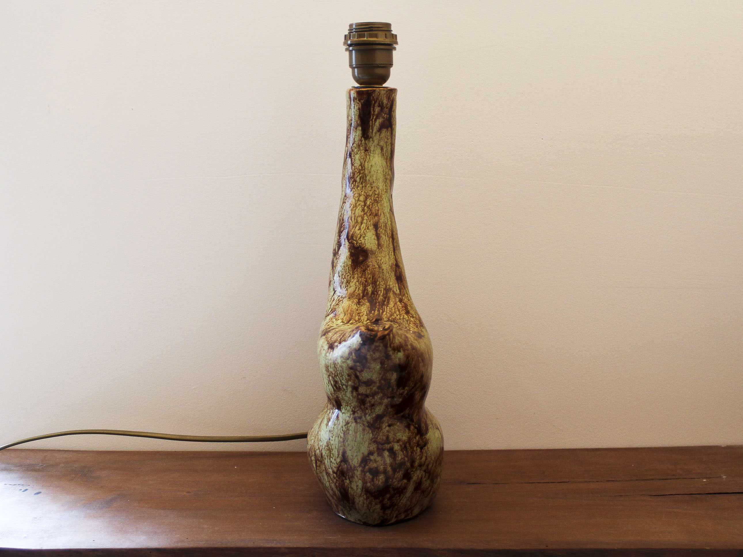 Freeform ceramic lamp 70s