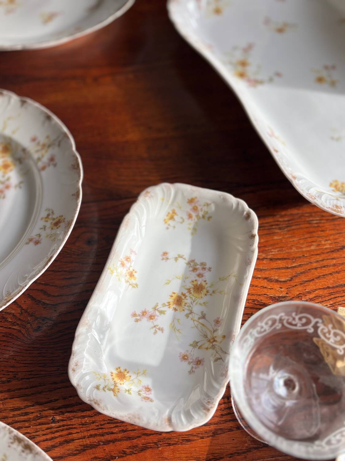 Rare service de table en porcelaine Haviland fin 19eme