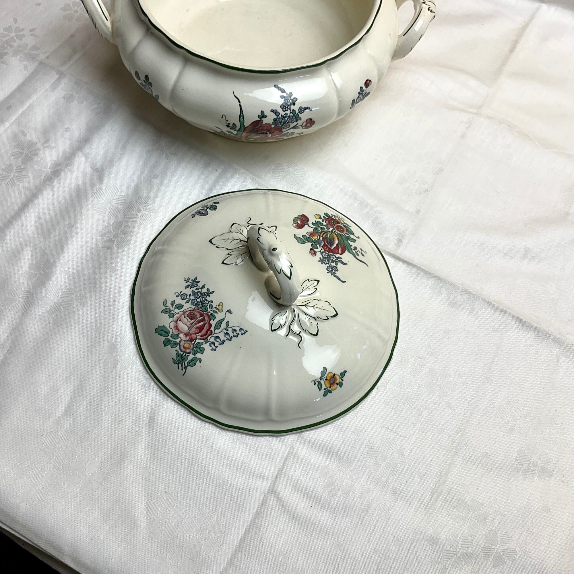 Former Vegetable Soup Pot Villeroy and Boch Mettlach Saarland