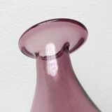 Mid-century Danish glass bottle vase, 1960s.