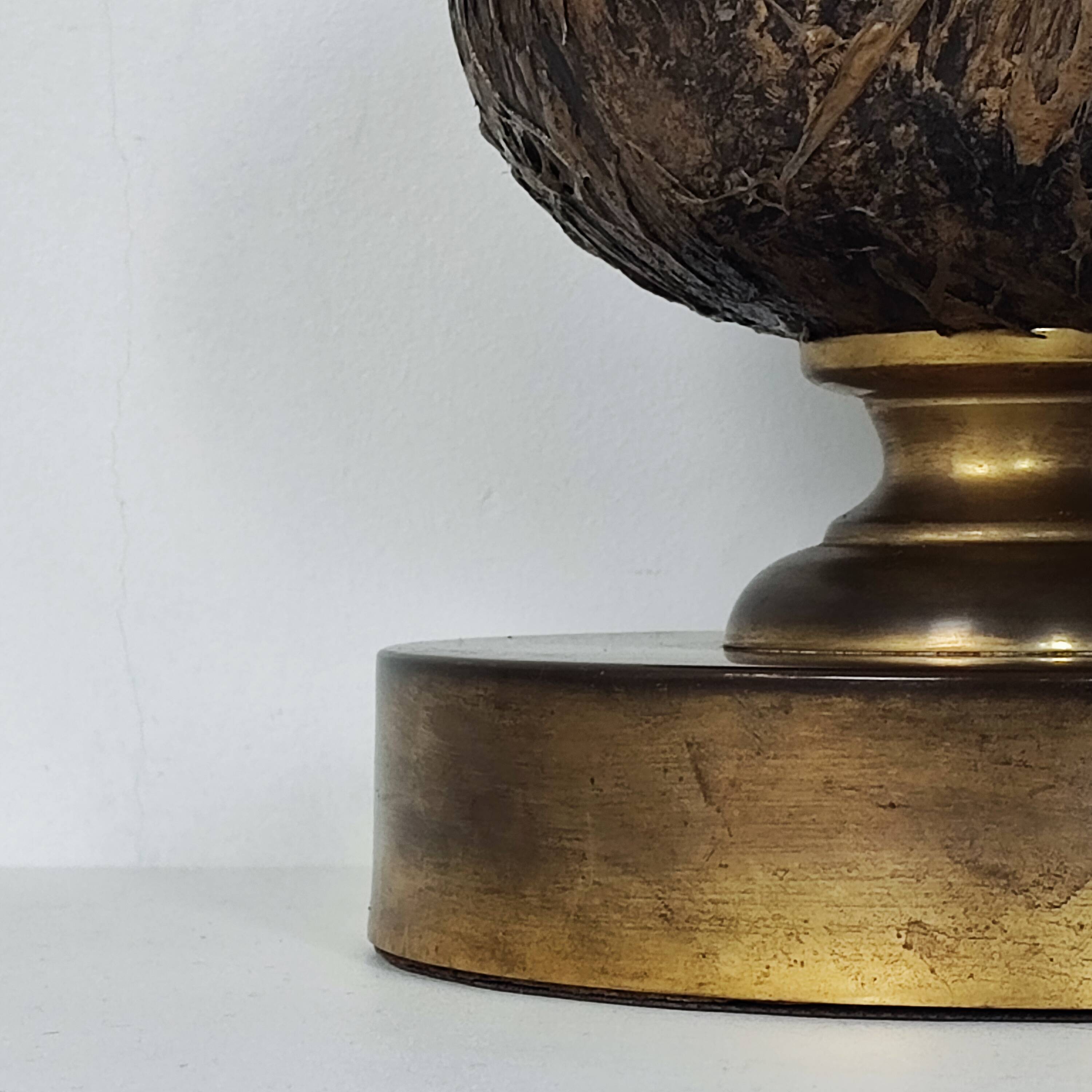 Vintage bronze lamp base