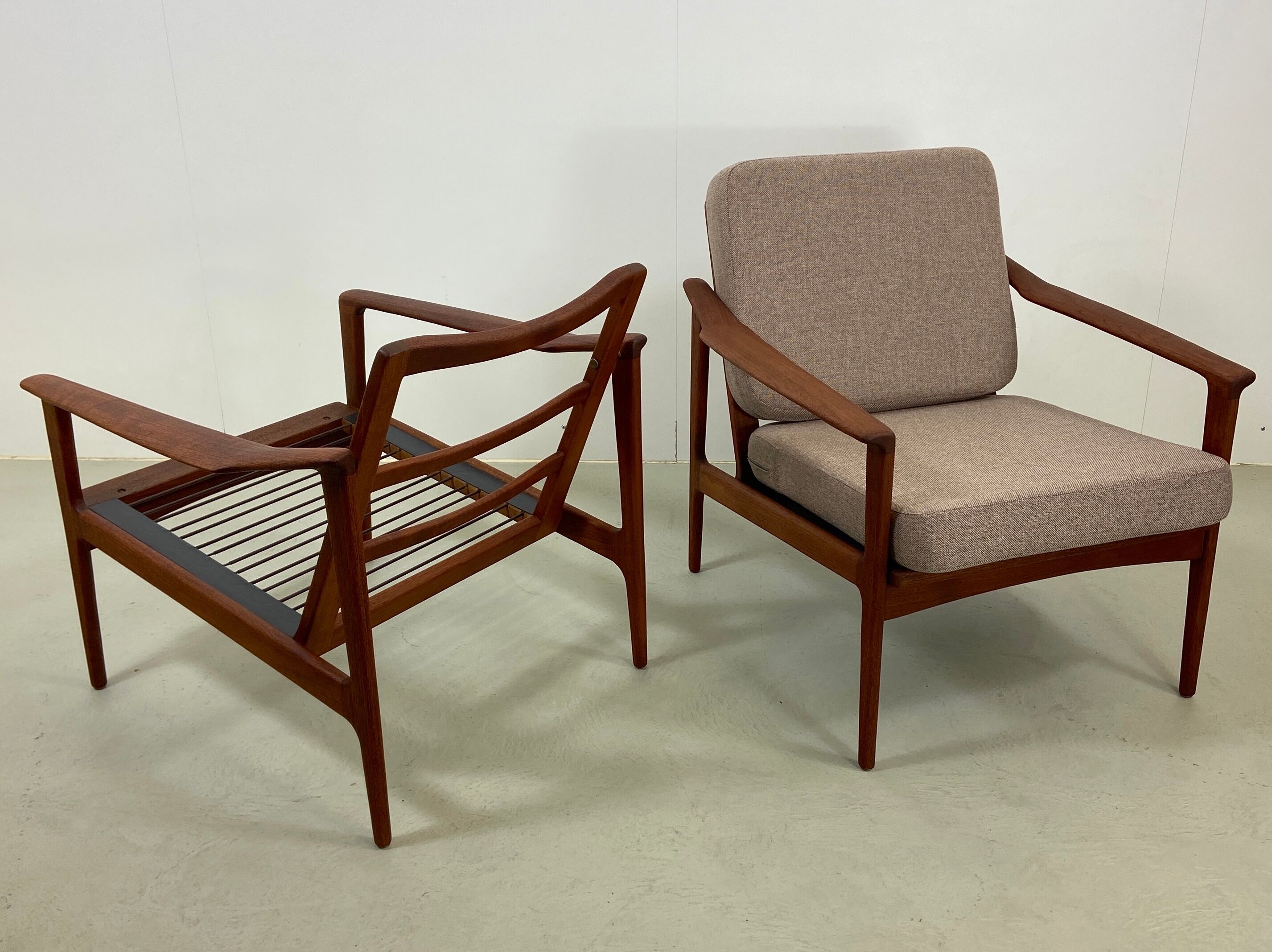 Danish teak armchair by Ib Kofod-Larsen for Selig