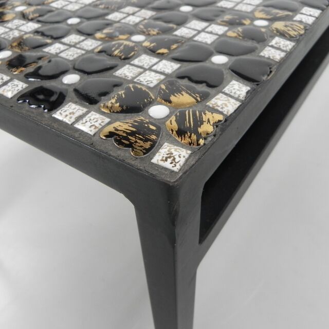 Vintage coffee table, tile table