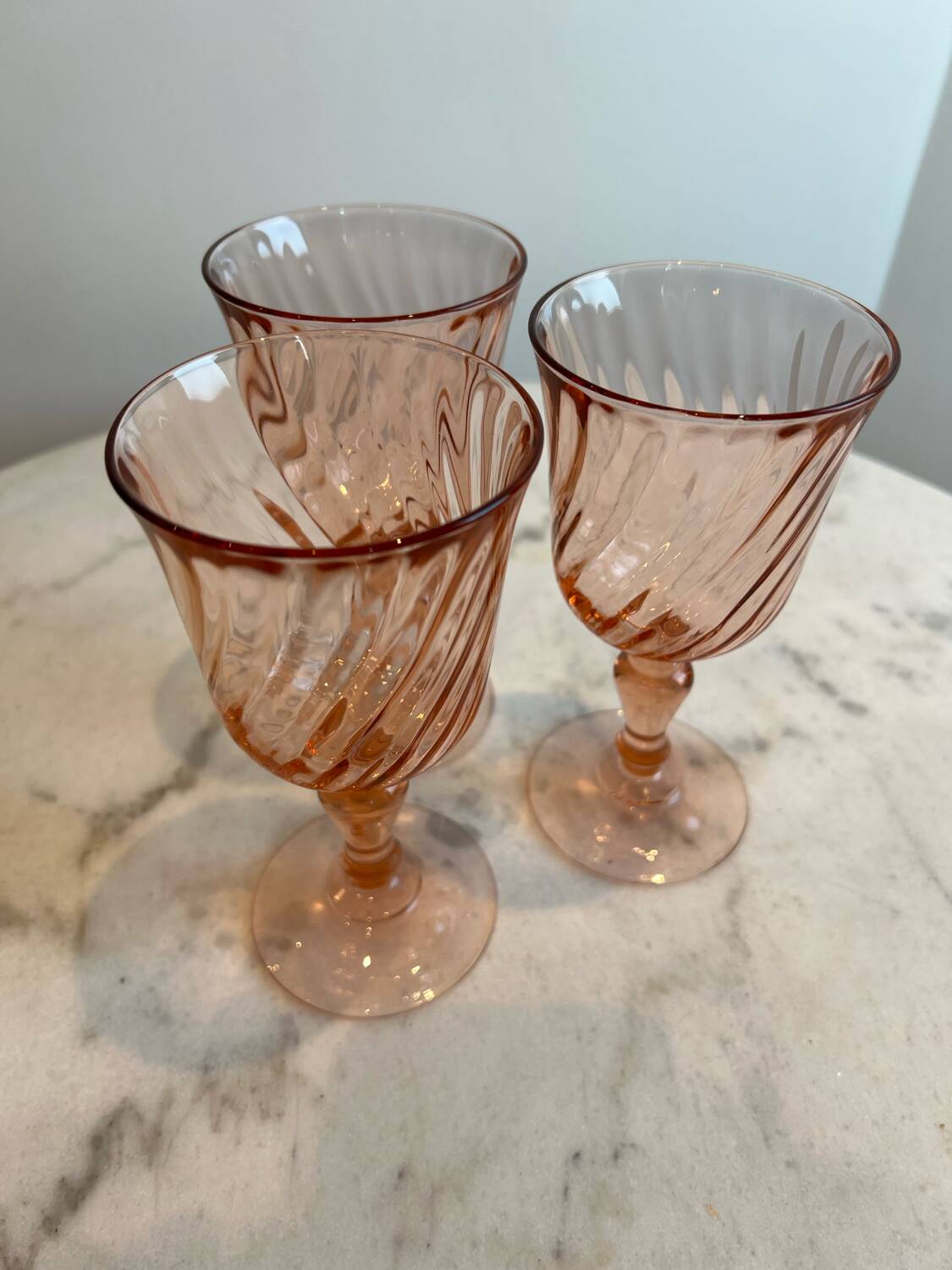 Set of three Rosalyne glasses