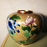 Chinese cloisonné vase email