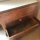Old chest of drawers restored golden copper color