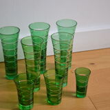8 glasses Murano Italy 60s