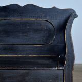 Banc ancien en pin, années 1900