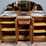 Art Deco period sideboard in blond walnut circa 1940