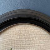 Oval frame - floral canvas