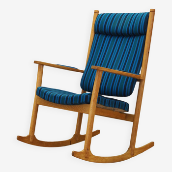 Rocking chair en chêne, design danois, années 1970, designer : Kurt Østervig, fabricant : Slagelse