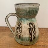 Albert Thiry Vallauris Ceramic Pitcher Circa 1950