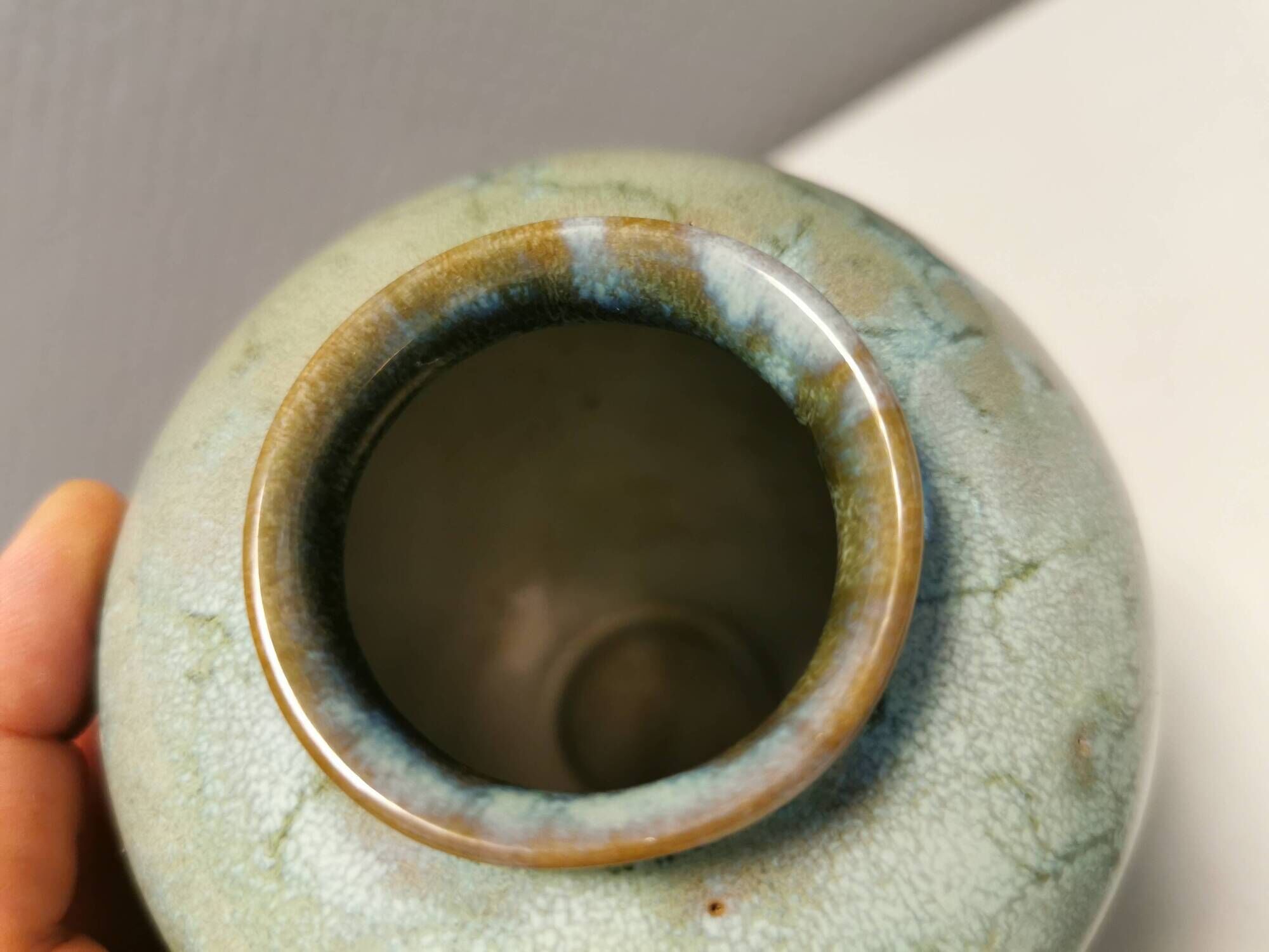 Bauhause vase from German UKW (Dr Ungewiss keramische Werke) estimated 1970s.