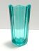 Postmodern Thick Teal Blown Glass Vase #472 by Jiri Zejmon, Czech Republic