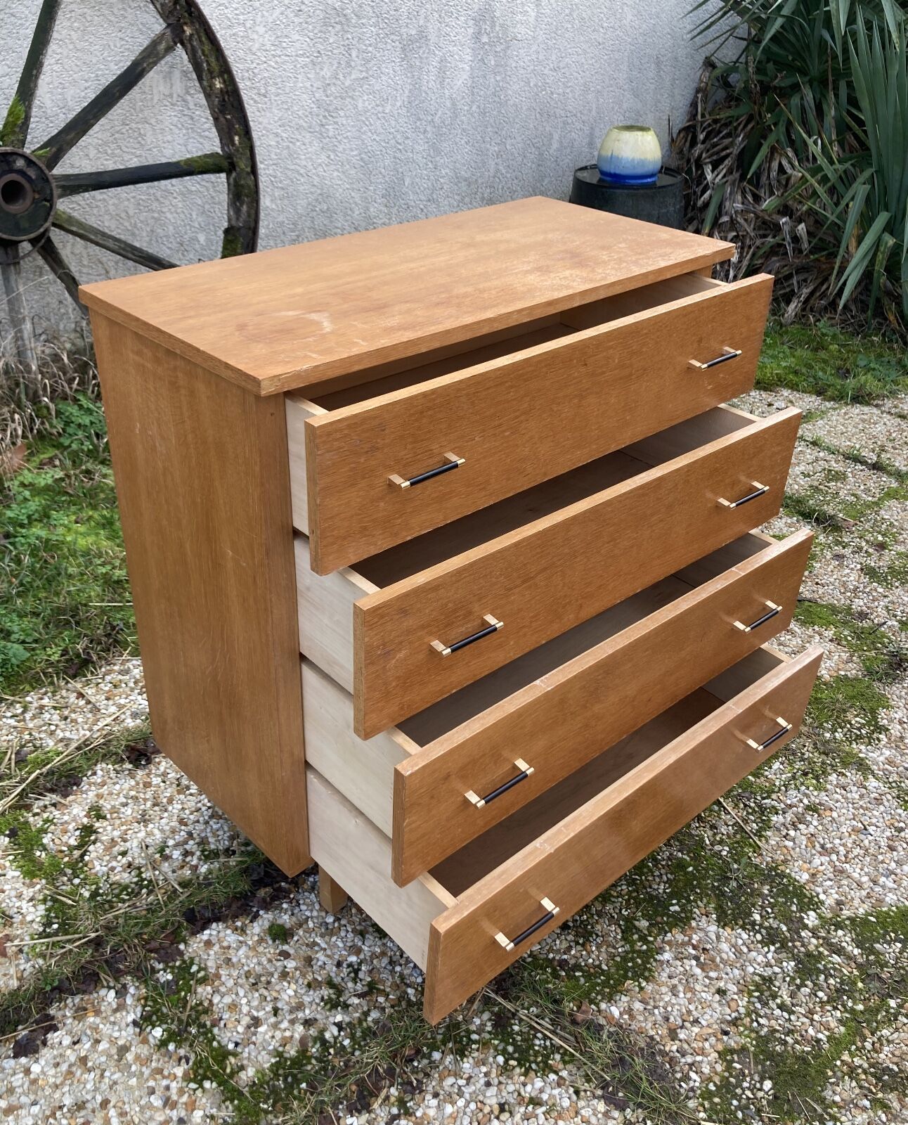 Commode pieds compas vintage