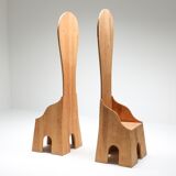 Mario Ceroli 'Fratina' Chairs - 1972