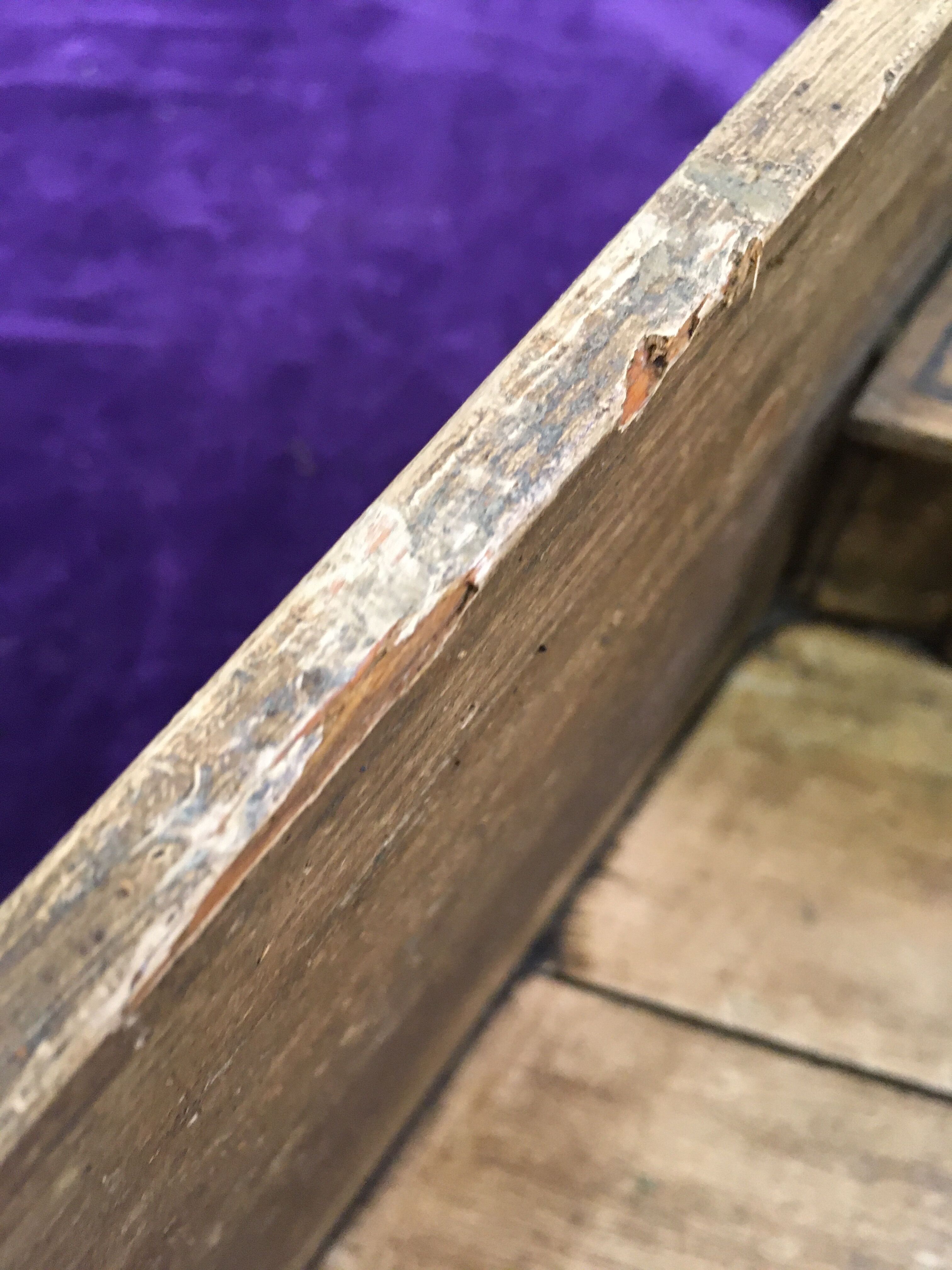 Shelf antique wooden grocery store