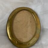 Old brass photo frame