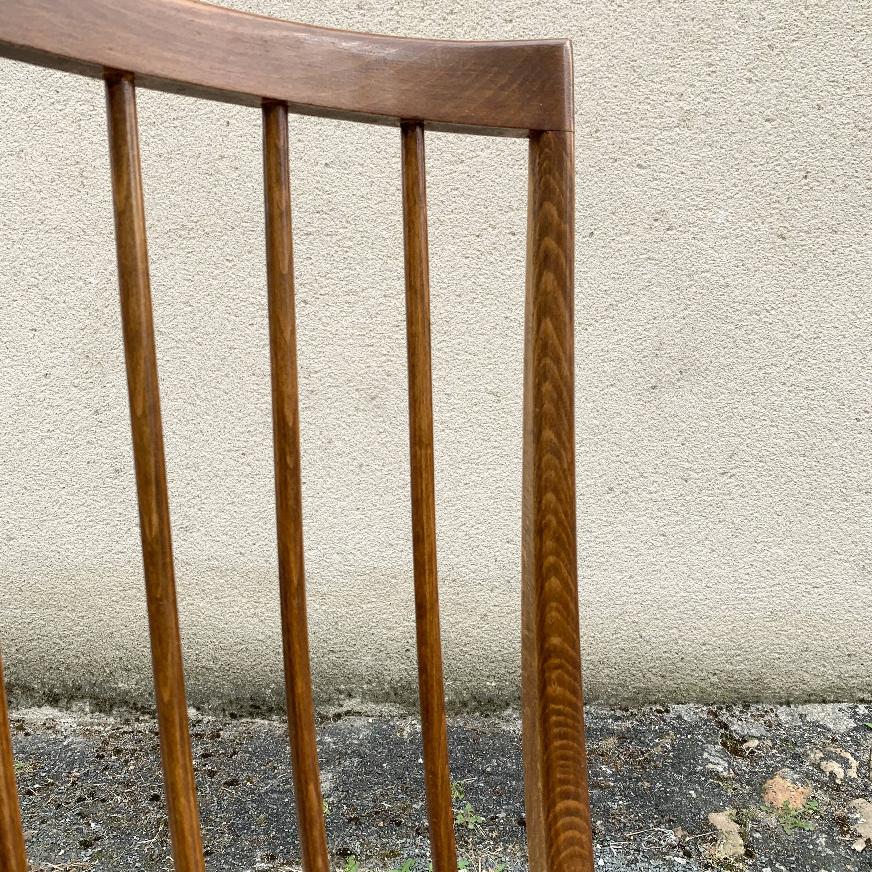 Set of 6 Scandinavian-inspired chairs from the 1960s