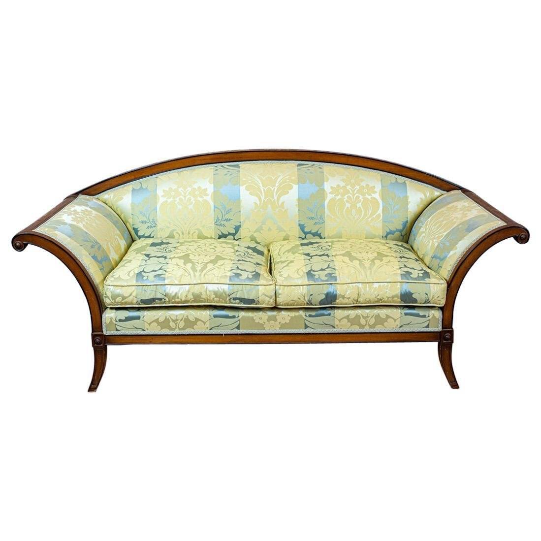 Vintage Walnut Sofa, 1950s