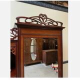 Antique Art Nouveau wardrobe, linen cupboard