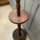 Art Deco Turned Wood Floor Lamp