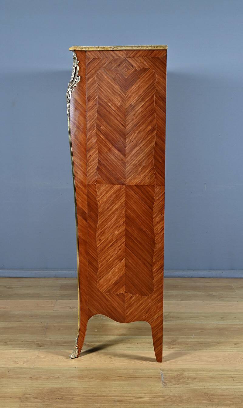 Small Display Library in Rosewood Marquetry, Louis XV style