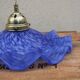 Hanging in blue glass paste