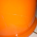 Vintage mirror 1970 orange