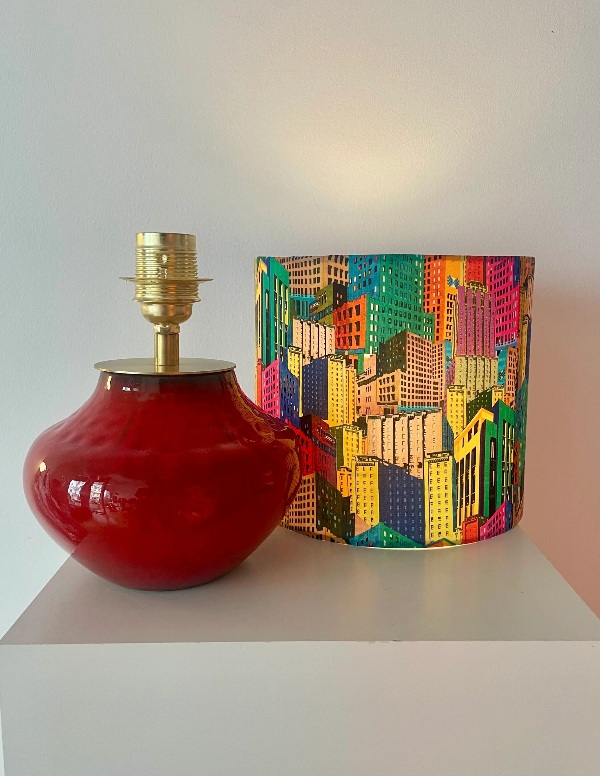 Wireless vase lamp - Bückeburg ceramic - ball lamp | 36 cm