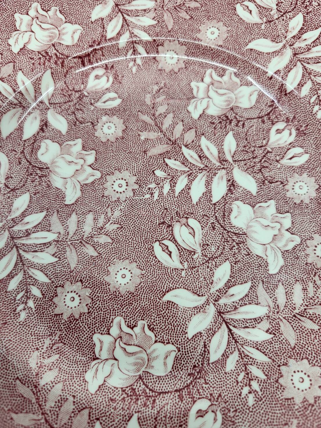 Service  Grindley of Stoke Royal Tudor Velvet en faïence Rose Anglais