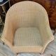 Fauteuil rotin Lloyd Loom 1980