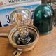 Brass corridor lamp